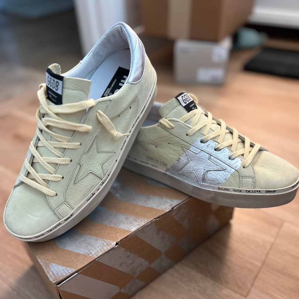 Golden Goose Lemon Hi-Star - EUC